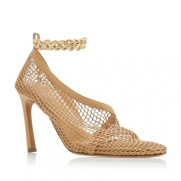 Bottega Veneta Size 39
Embellished Mesh and Leather Pumps - Picture 4 of 4